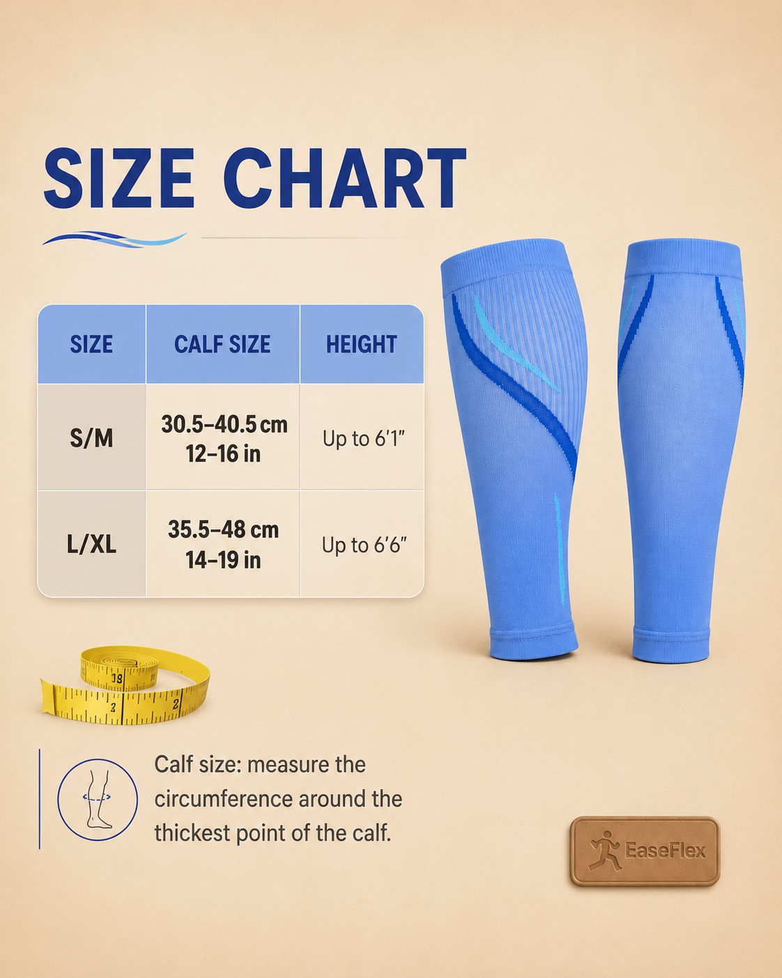 EaseFlex Calf Support Sleeves