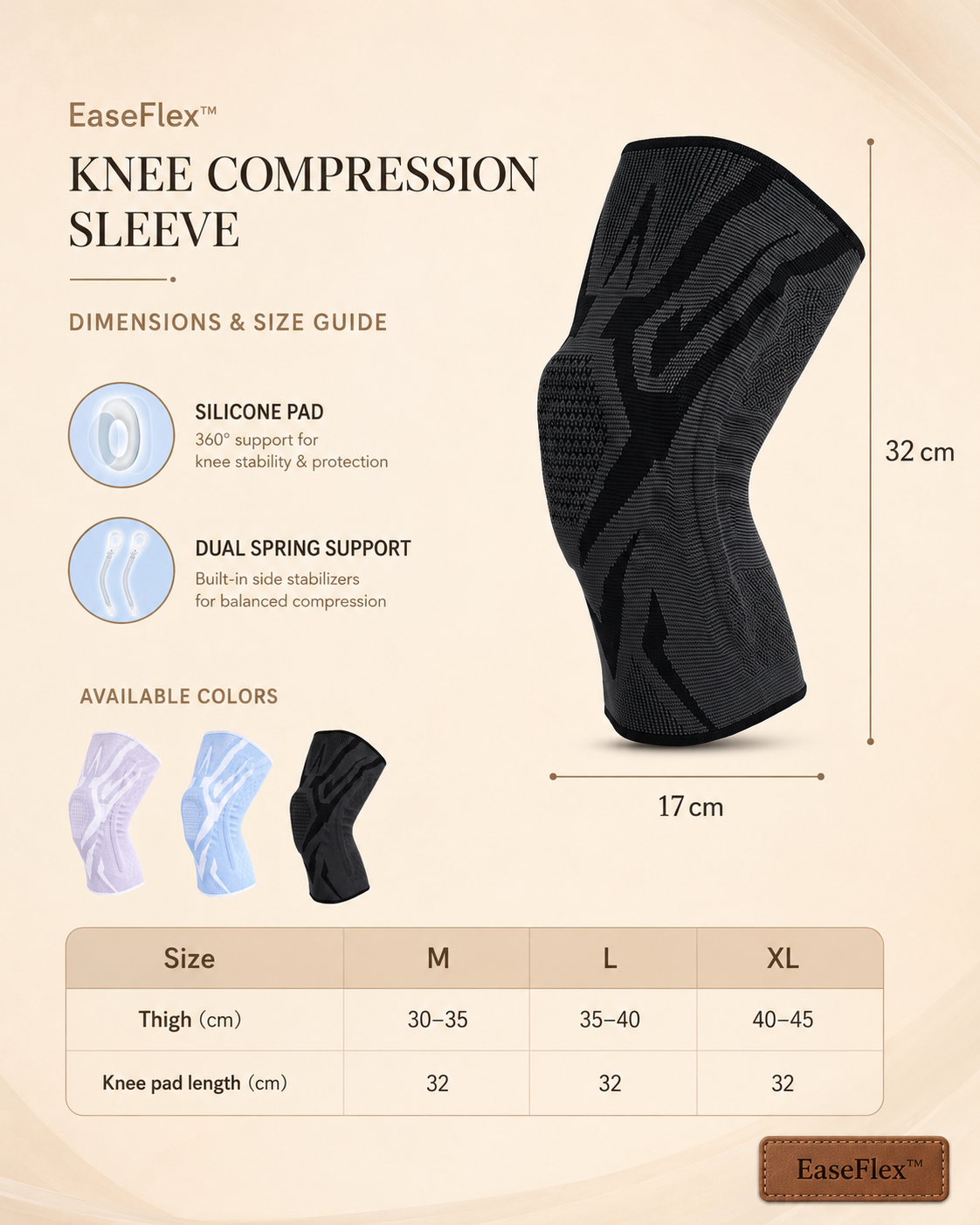 Active Knee Support Sleeve